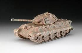 REVELL 03138 ModelKit Tiger II Ausf. B (Porsche Prototype Turret) Modell, 1:72