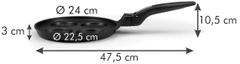 Tescoma Serpenyő 4 fészekel, SmartCLICK 24 cm