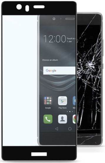 CellularLine Huawei P9 Edzett üvegfólia, Fekete