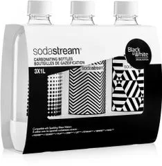 Sodastream TriPack 1l Black&White Szódás palackok
