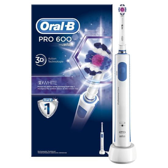 Oral-B PRO 600 3D White Elektromos fogkefe