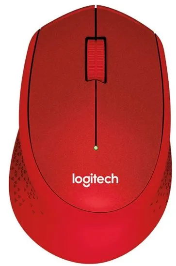Logitech M330 Silent (910-004911) Egér, piros