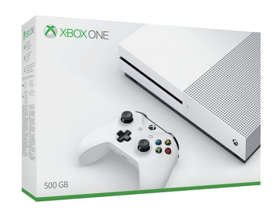 Microsoft Xbox One S (Slim) White 500GB Játékkonzol