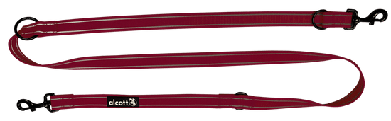 Alcott Állítható hosszúságú póráz, Piros