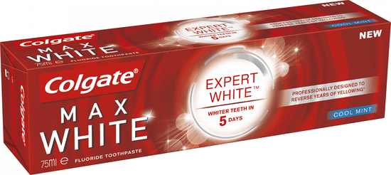 Colgate Max White Expert White Cool Mint fogkrém 75 ml