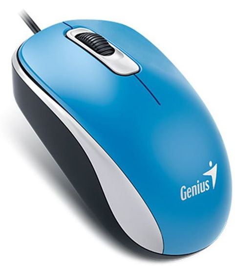 Genius DX-110 Vezetékes egér, USB, Kék
