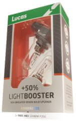Lucas LightBooster H7 Autó izzó, 12 V, 55 W + 50%, 2 db