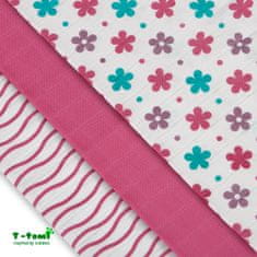 T-tomi Textilpelenka, Rózsaszín, 3 db