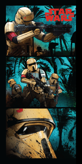 Jerry Fabrics Star Wars Stormtroopers Törölköző, 70x140