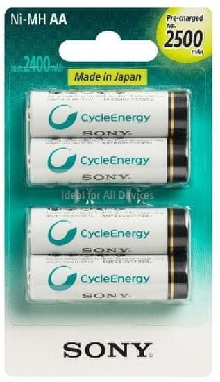 SONY Cycle Energy Tölthető elem 2500mAh
