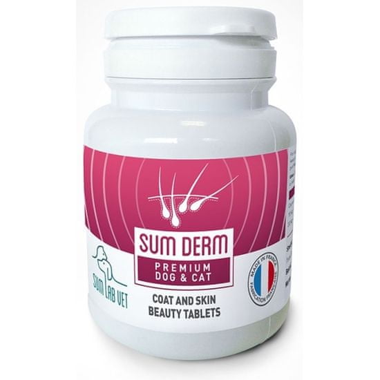 Sum DERM - egészséges táplálékkiegészítő az egészséges szőrzetért 50 tabletta