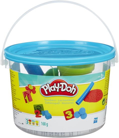 Play-Doh Szám oktatókészlet gyurmából, vödörben