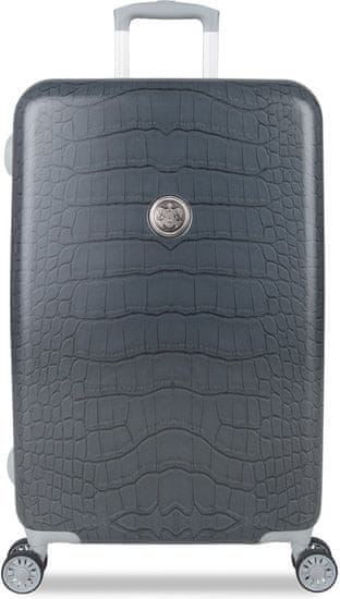 SuitSuit Grey Diamond Crocodile Bőrönd, M