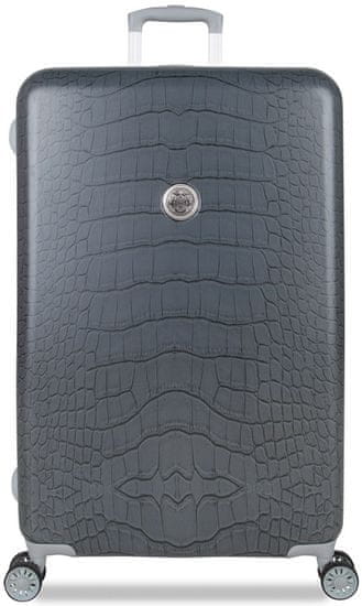 SuitSuit Grey Diamond Crocodile Bőrönd, L