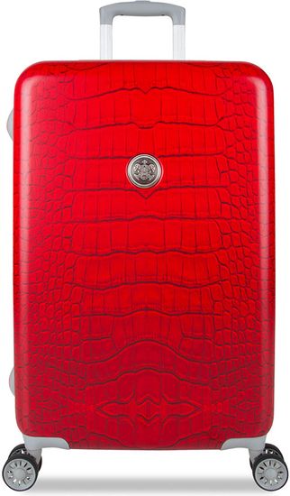 SuitSuit Red Diamond Crocodile Bőrönd, M