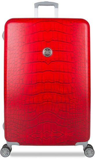 SuitSuit Red Diamond Crocodile Bőrönd, L