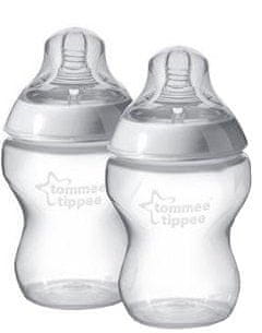 Tommee Tippee Closer to Nature BPA-mentes cumisüveg, 2 x 260 ml