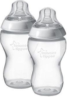 Tommee Tippee Closer to Nature BPA-mentes cumisüveg, 2 x 340 ml, 3M+ (42262071)