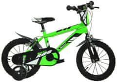 Dino bikes 14" Gyermekbicikli, Zöld