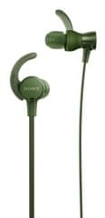 SONY MDR-XB510AS sport fülhallgató, zöld