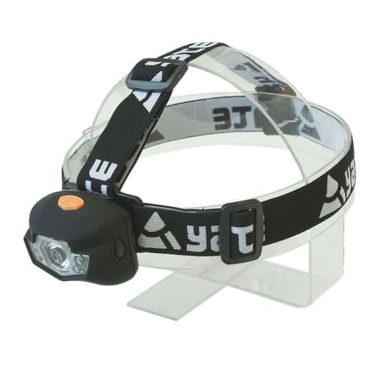 Yate Panter 3W CREE homloklámpa+ 2 LED - fekete