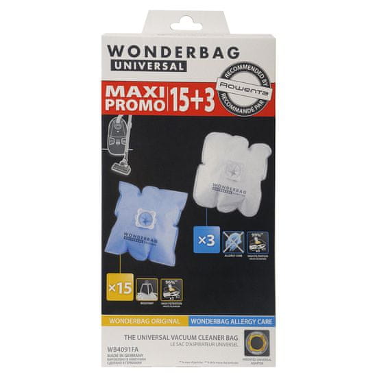 ROWENTA porszívózsák WB4091FA Wonderbag Original x 15 + Allergy care x3