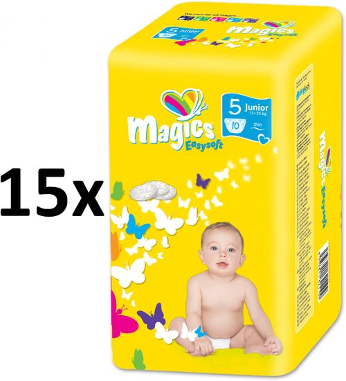 Magics Easysoft 5 Junior pelenka (11-25 kg) 150 db (15x10 db)