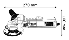 BOSCH Professional GWS 750 (125mm) sarokcsiszoló (0601394001)