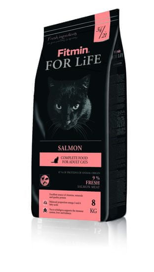 Fitmin cat For Life Salmon 8+1 kg