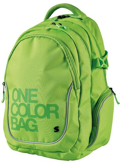 Stil Teen One Colour Anatómiai hátizsák, Zöld