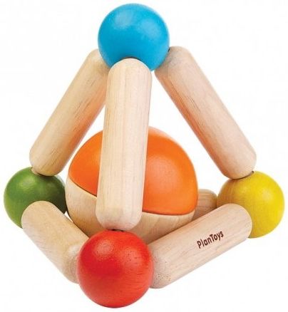 Plan Toys Formázható csörgő - Triangle