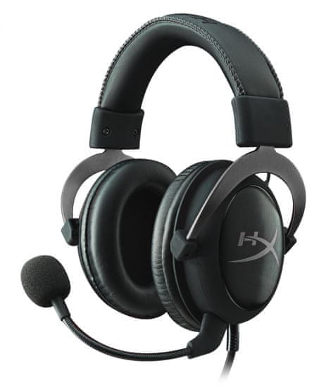 HyperX Cloud II Pro mikrofonos fejhallgató, Gun Metal (KHX-HSCP-GM)