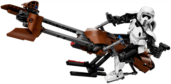 LEGO Constraction Star Wars™ 75532 Felderítő rohamosztagos™ és speeder bike™