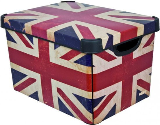 CURVER Brit zászló Tároló doboz, L