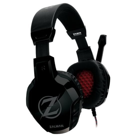 Zalman ZM-HPS300 mikrofonos fekete gamer headset
