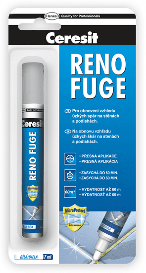 Ceresit Fuga felújító Reno Fuge 7 ml, fehér
