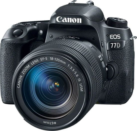 CANON EOS 77D + 18-135 mm IS USM Value Up Kit (1892C034)