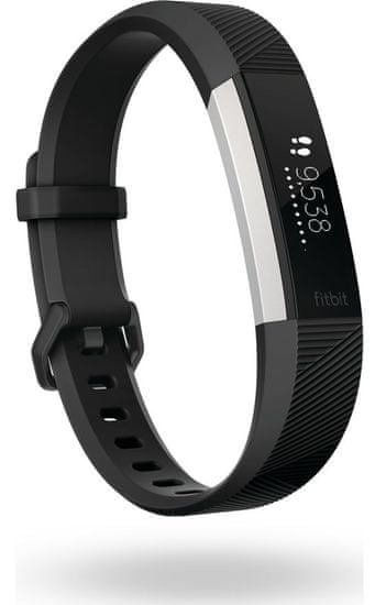 Fitbit Alta HR Fitness karkötő, Fekete, S