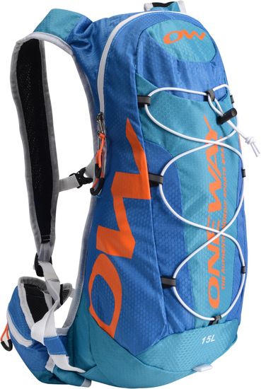 One Way Hydro Back Bag 15L Blue-Orange hátizsák