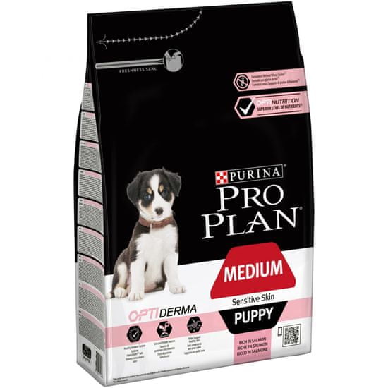 Purina Medium Puppy Sensitive Skin kutyatáp - 3kg
