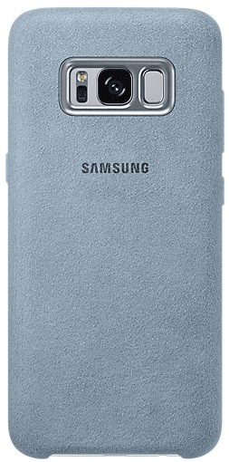 SAMSUNG Alcantara tok (Samsung Galaxy S8), szürke