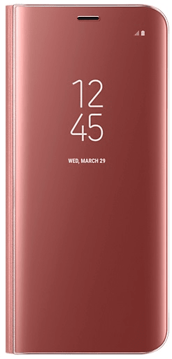 SAMSUNG Kryt Clear View Standing Cover (Samsung Galaxy S8), rózsaszín