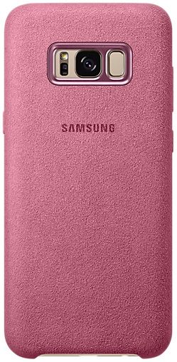 SAMSUNG Alcantara tok (Samsung Galaxy S8 Plus), rózsaszín