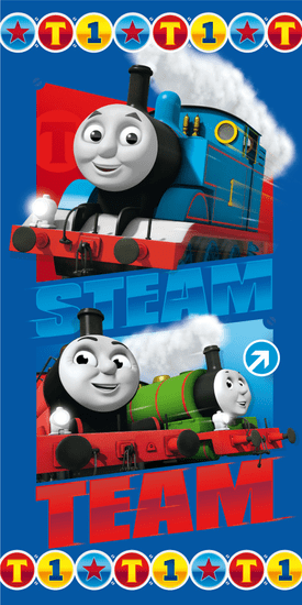 Jerry Fabrics Thomas Steam Team Törölköző 70x140 cm