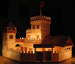 WALACHIA Fa építőkészlet, Királyi vár