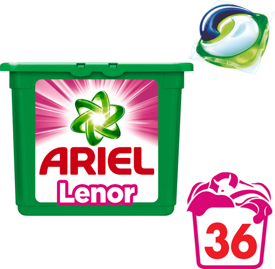 Ariel Touch of Lenor 3in1 Mosókapszula, 36 db