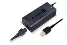 Connect IT Notebook adapter (Lenovo; 65W), fekete