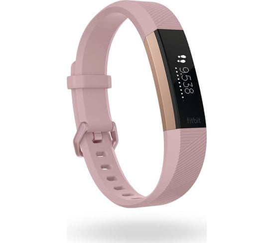 Fitbit Alta HR Fitness karkötő, Pink Rose Gold, L