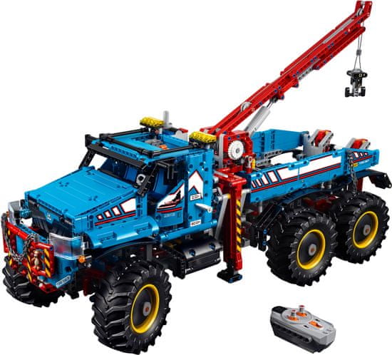 LEGO TECHNIC 42070 Terepjáró vontatóautó 6x6