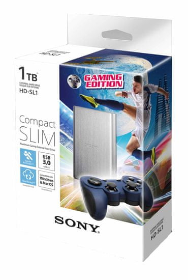 SONY HD-SL1 Gaming Edition 1 TB Külső Merevlemez